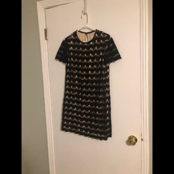 Kate Spade Black and Cream Mini Dress - Picture 1 of 3